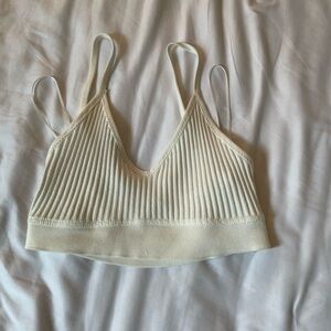 Zara ribbed crop top